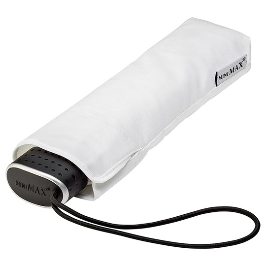 Ultraflacher Taschenschirm in Weiß - Regenschirme Bestellen Online